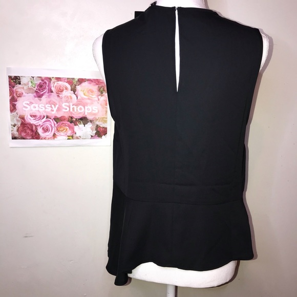 NWT $138 BCBG Maxazria black tank top size s - Picture 2 of 10